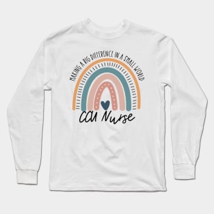 CCU Nurse Boho Rainbow Long Sleeve T-Shirt